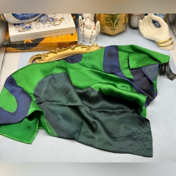 🆕 SIR THE LABEL 🧿 NWOT Frankie Scarf, Blue Green Hues - Print by Frankie Tobin - Picture 10 of 14